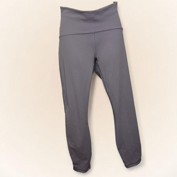 Lululemon Size 6 Wunder Under High Rise Leggings Mauve Taupe Gray Women’s Yoga - Picture 1 of 5